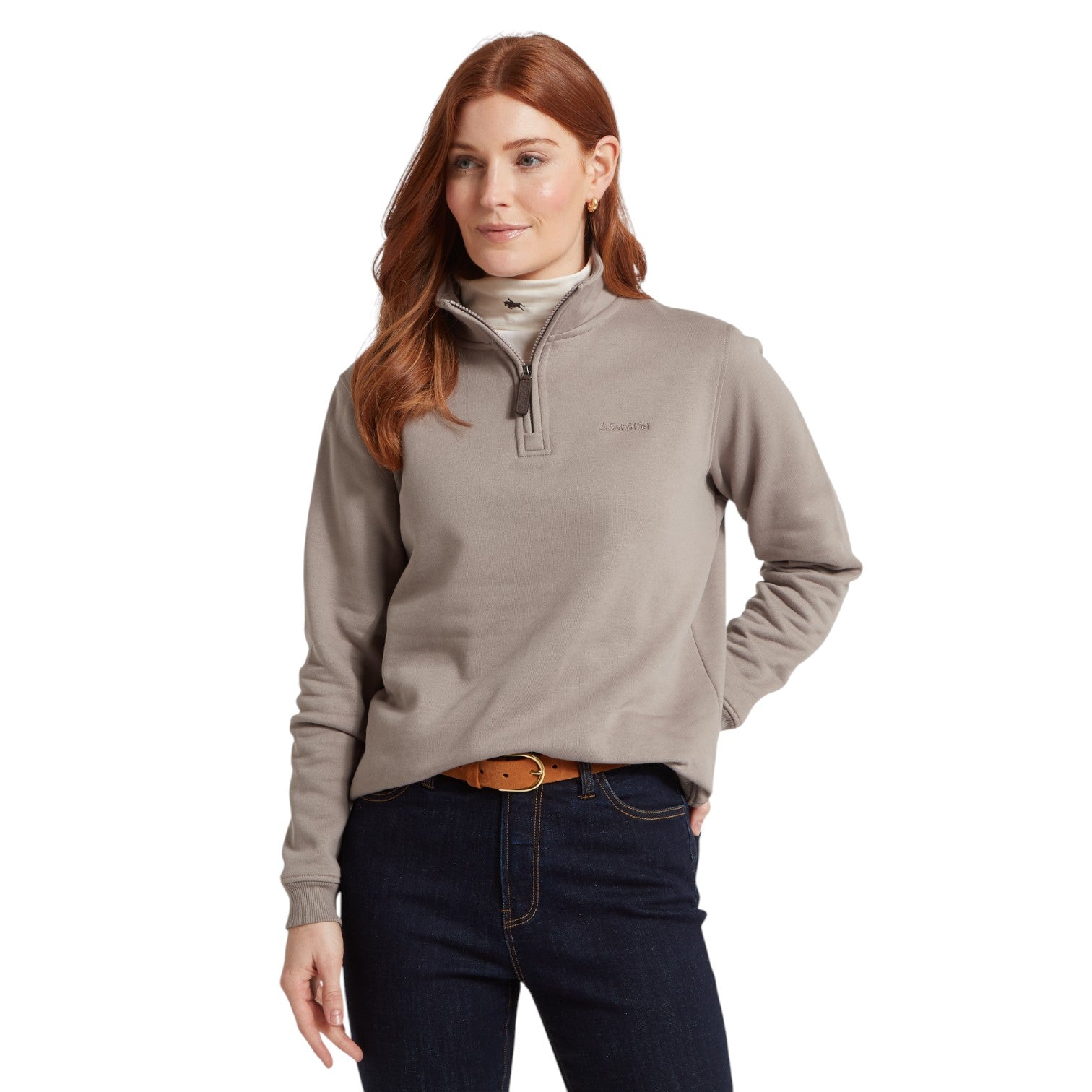Schoffel Sennen Cove Sweatshirt Mushroom