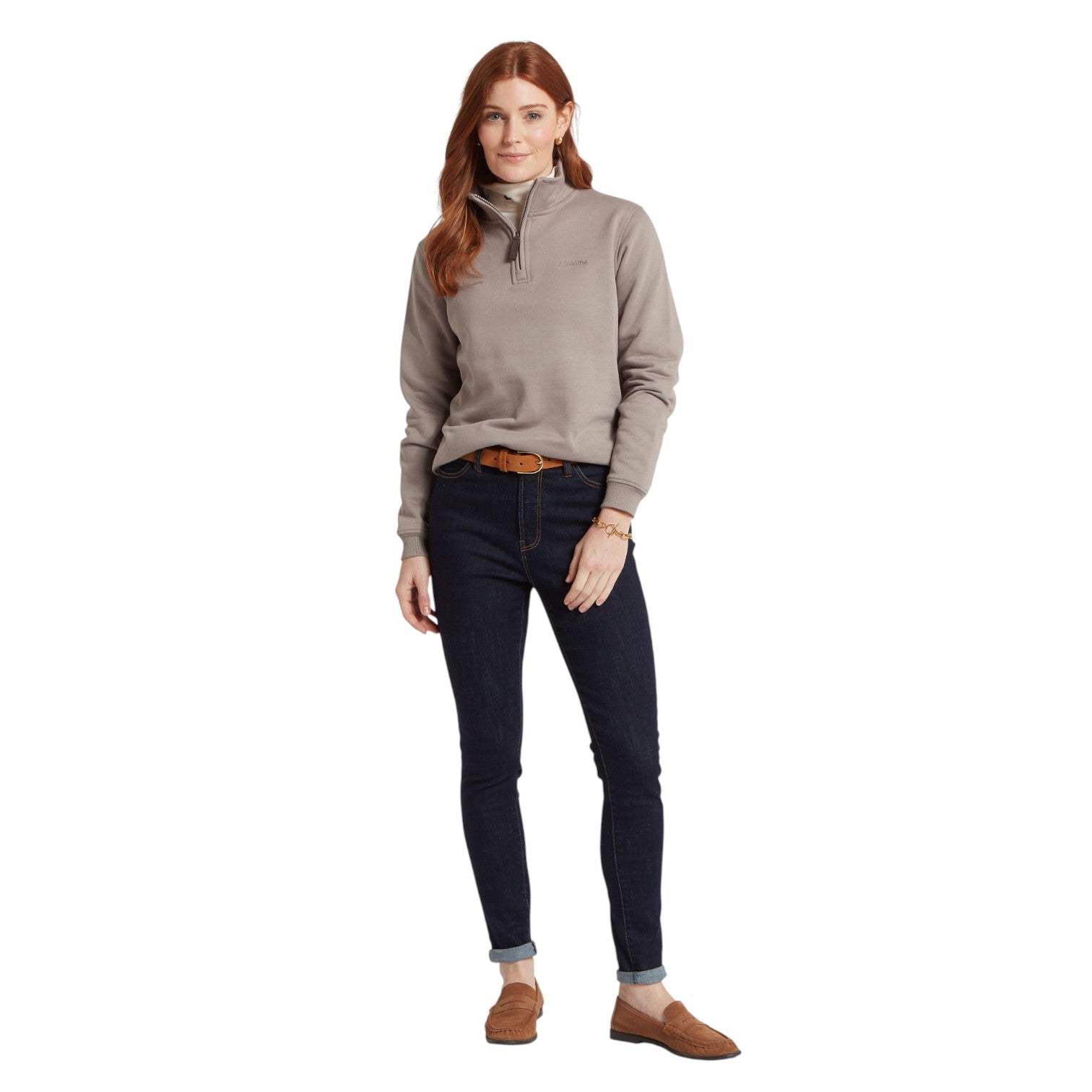 Schoffel Sennen Cove Sweatshirt Mushroom