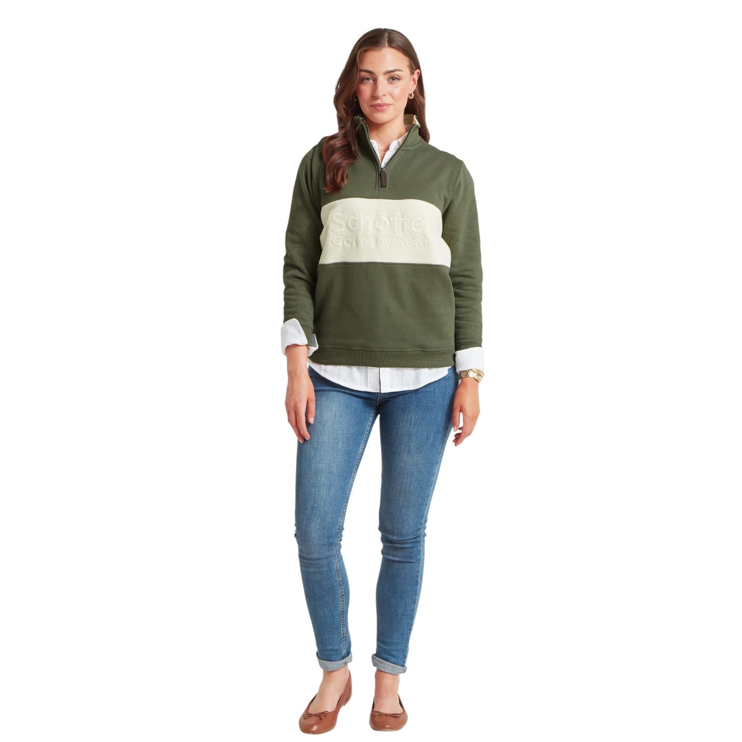 Schoffel St Agnes Sweatshirt Beetle Green