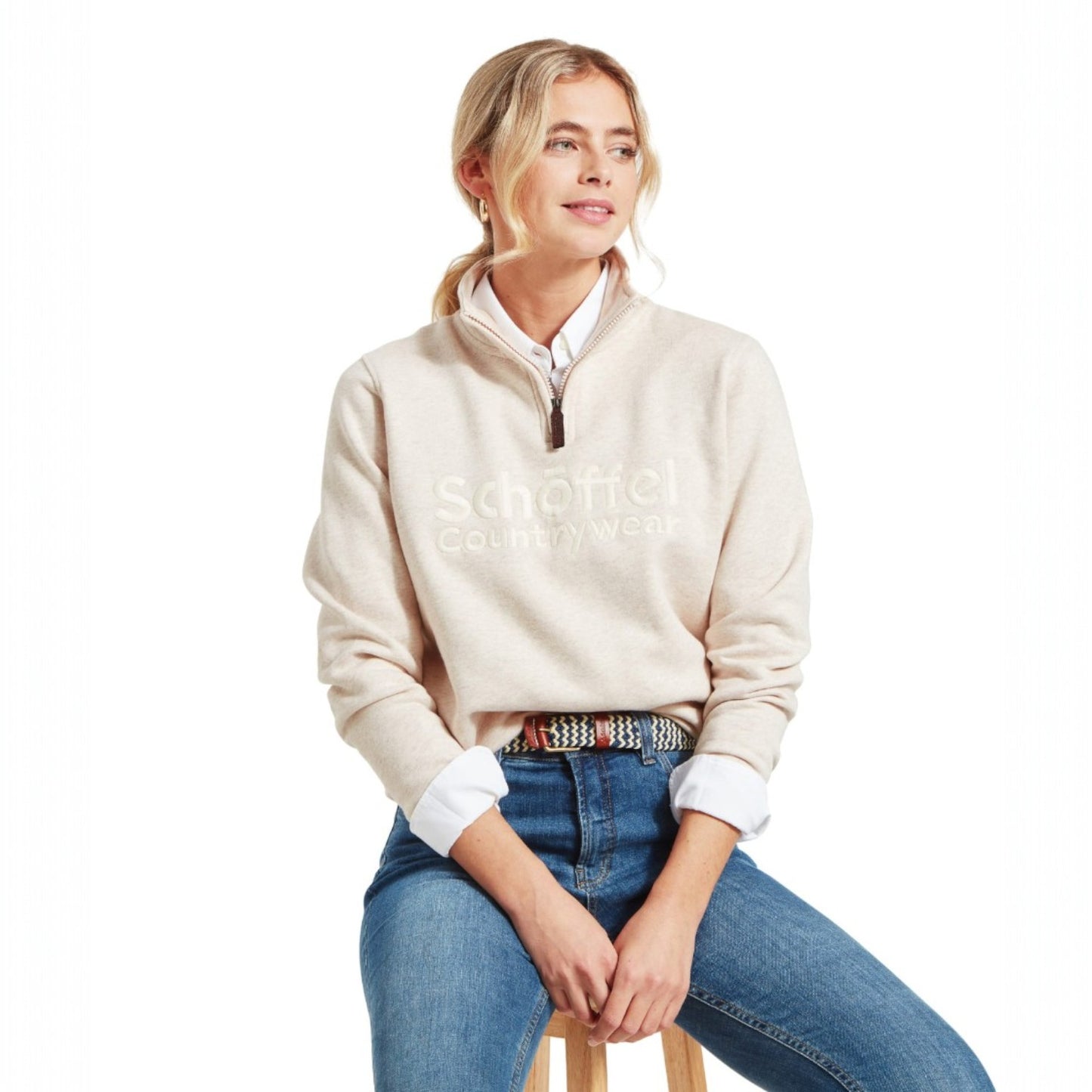 Schoffel St Issey Sweatshirt Oat Marl