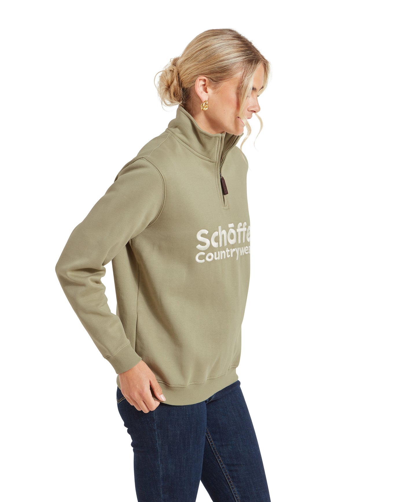 Schoffel St Issey Sweatshirt Light Sage