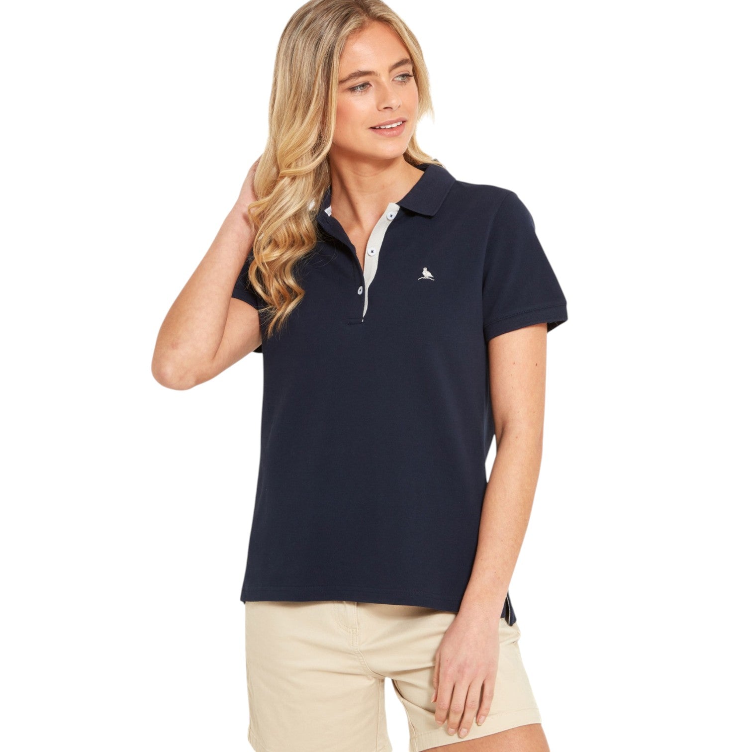 Schoffel Women's St Ives Polo Shirt Navy