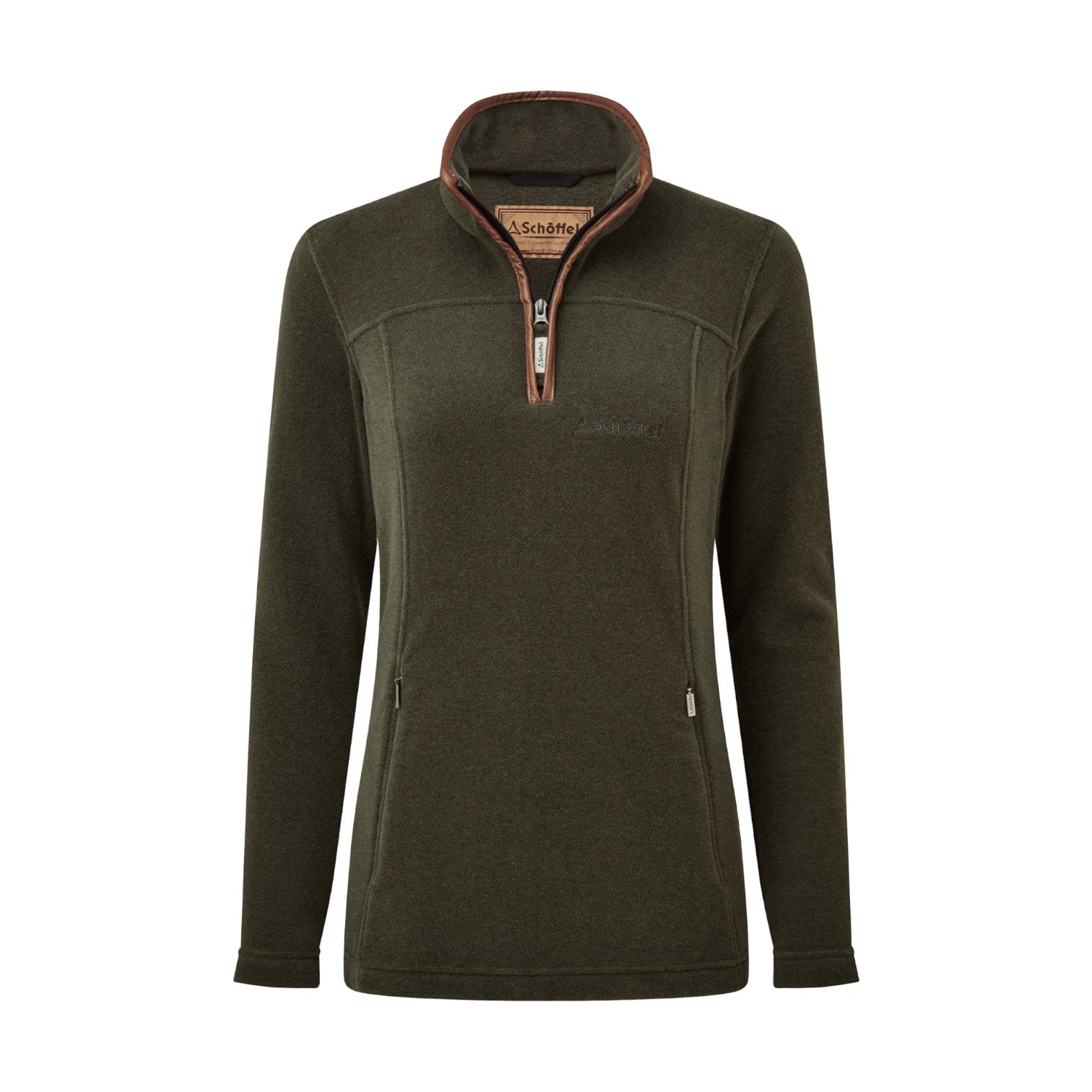 Schoffel Tilton II 1/4 Zip Fleece Dark Olive