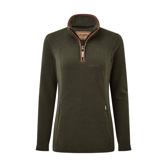 Schoffel Tilton II 1/4 Zip Fleece Dark Olive