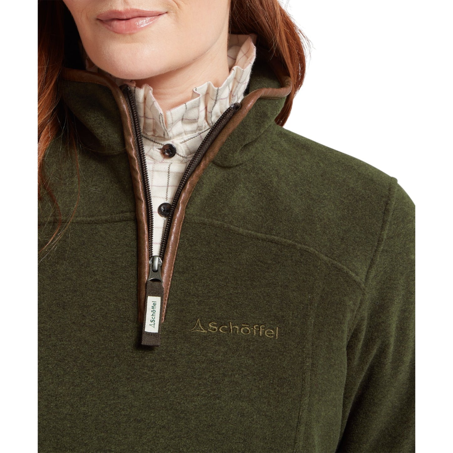 Schoffel Tilton II 1/4 Zip Fleece Dark Olive