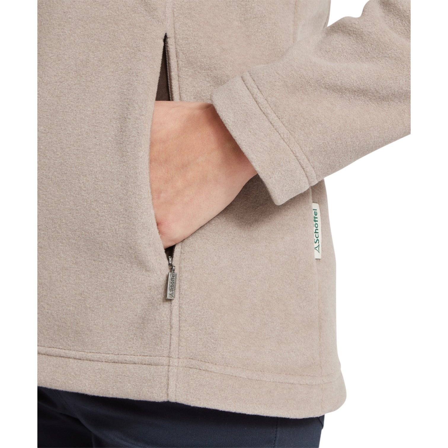 Schoffel Tilton II 1/4 Zip Fleece Mushroom