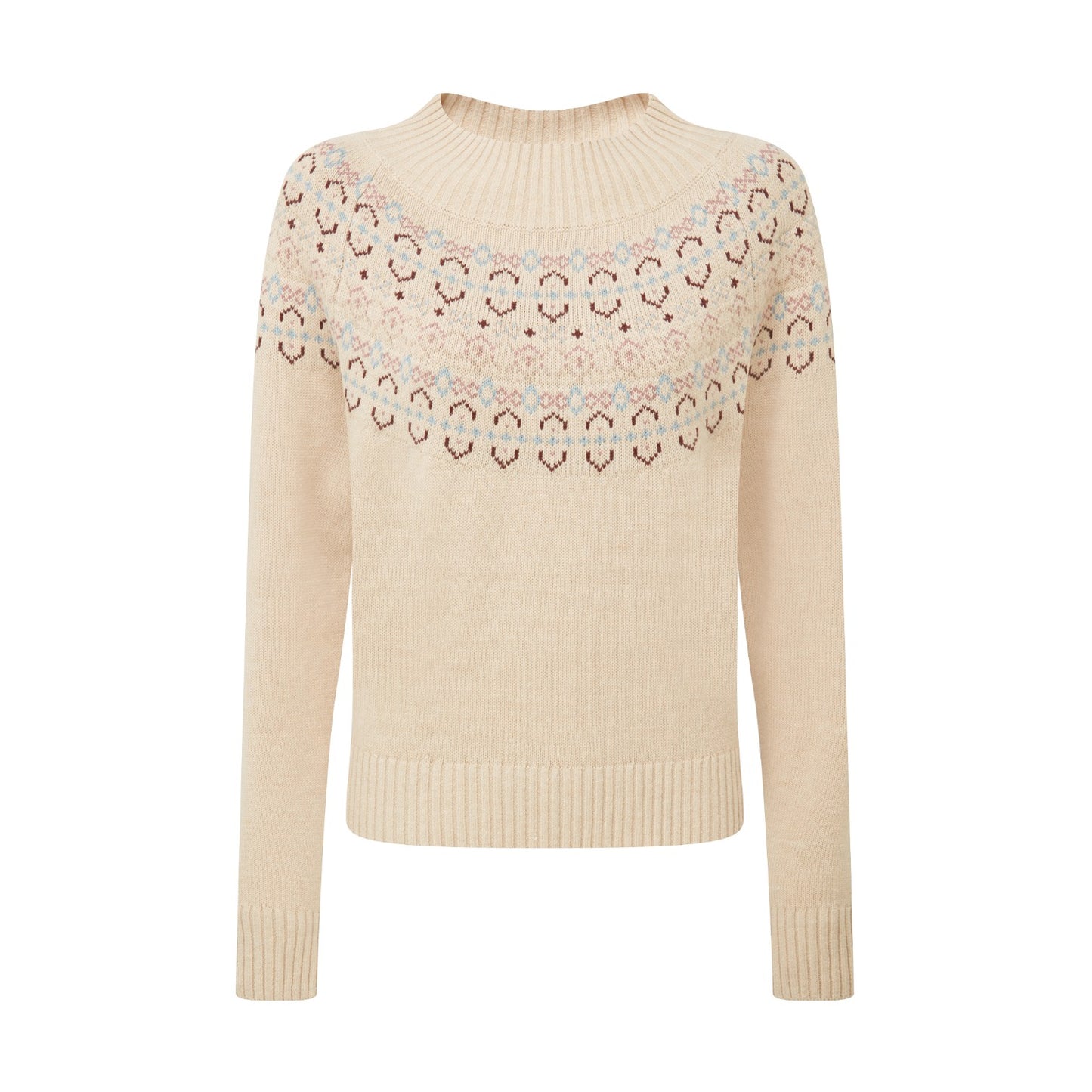 Schoffel Tresness Fairisle Jumper Port/Lake Blue