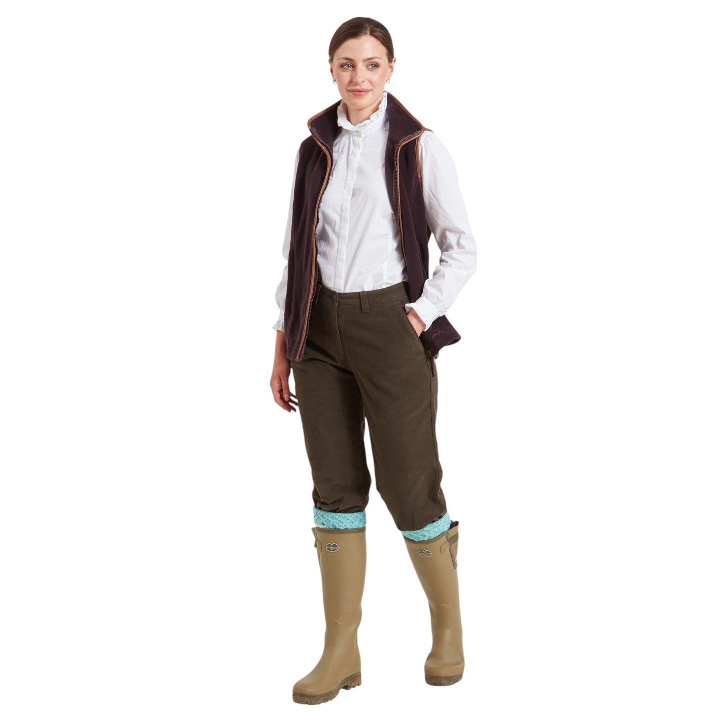 Schoffel Women's Moleskin Breeks Forest