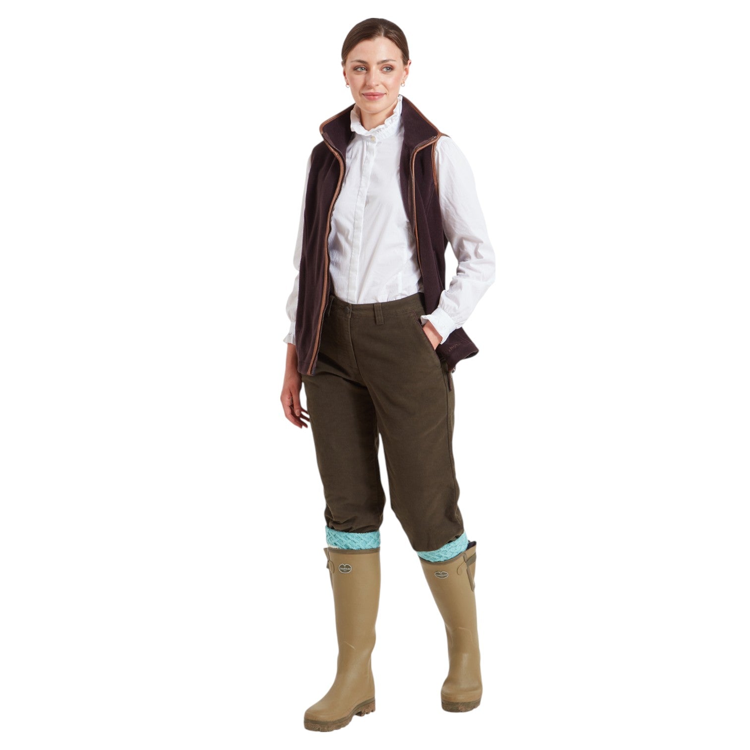 Schoffel Women's Moleskin Breeks Forest