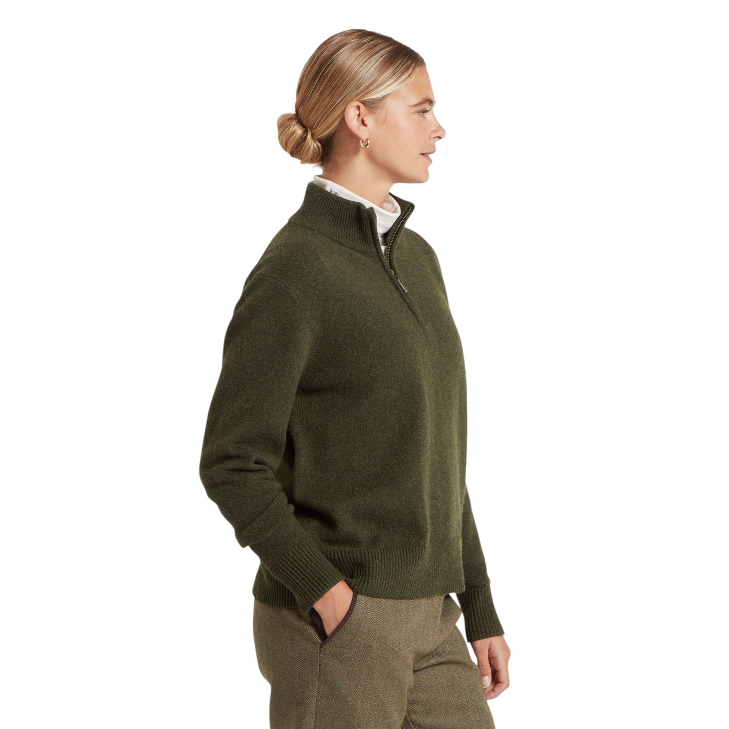 Schoffel Thoralby 1/4 Zip Jumper Loden