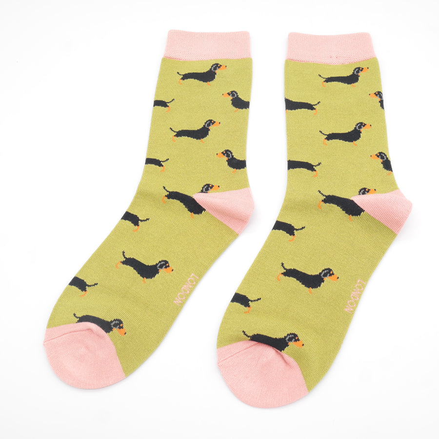 Miss Sparrow Little Sausage Dogs Sock Box