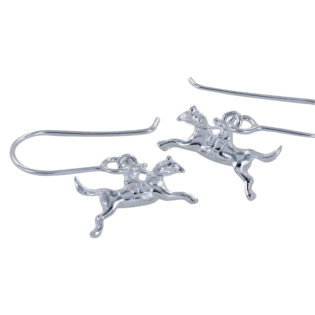 Reeves & Reeves Racing Horse Earring Silver