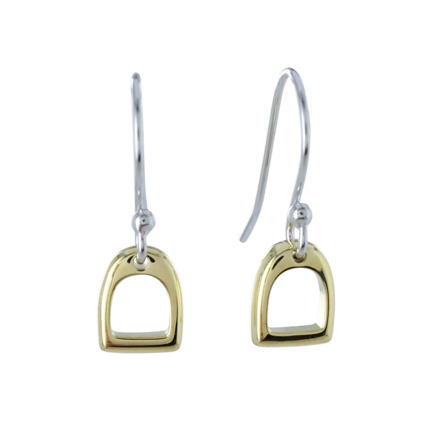 Reeves & Reeves Stirrup Drop Earring Sterling Gold