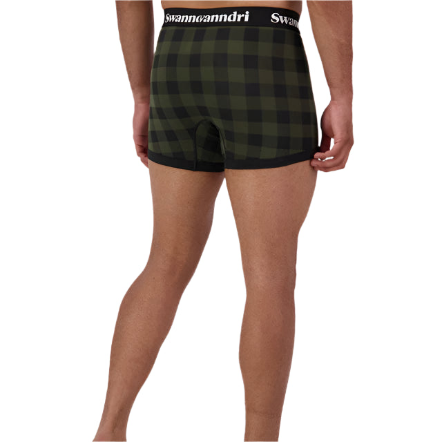 Swanndri Men's Underwear Olive/Black Check