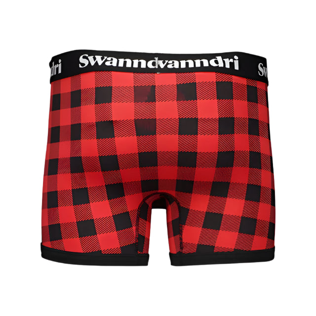Swanndri Men's Underwear Red/Black Check