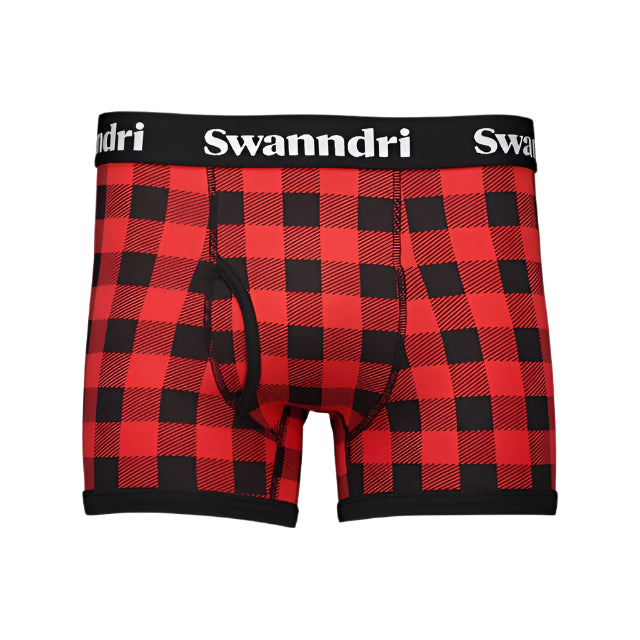 Swanndri Men's Underwear Red/Black Check