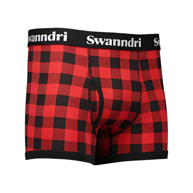 Swanndri Men's Underwear Red/Black Check