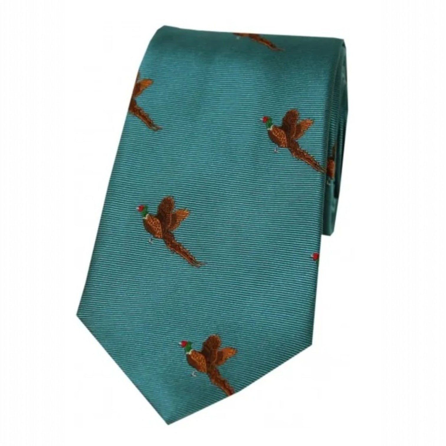 Soprano Country Tie Flying Pheasants Teal