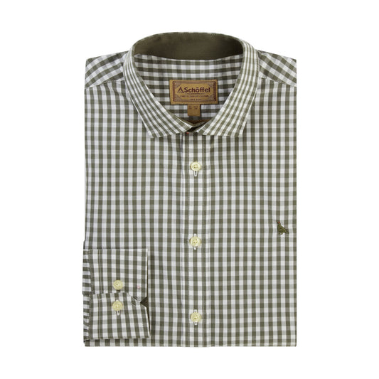 Schoffel Thorpeness Tailored Shirt Beetle Green