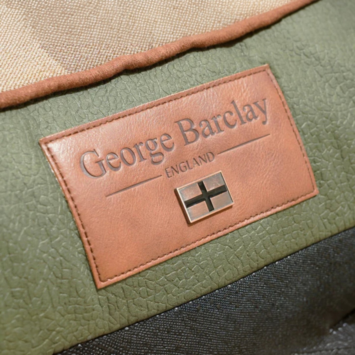 George Barclay Heritage Dog Mattress - Large - Emerald