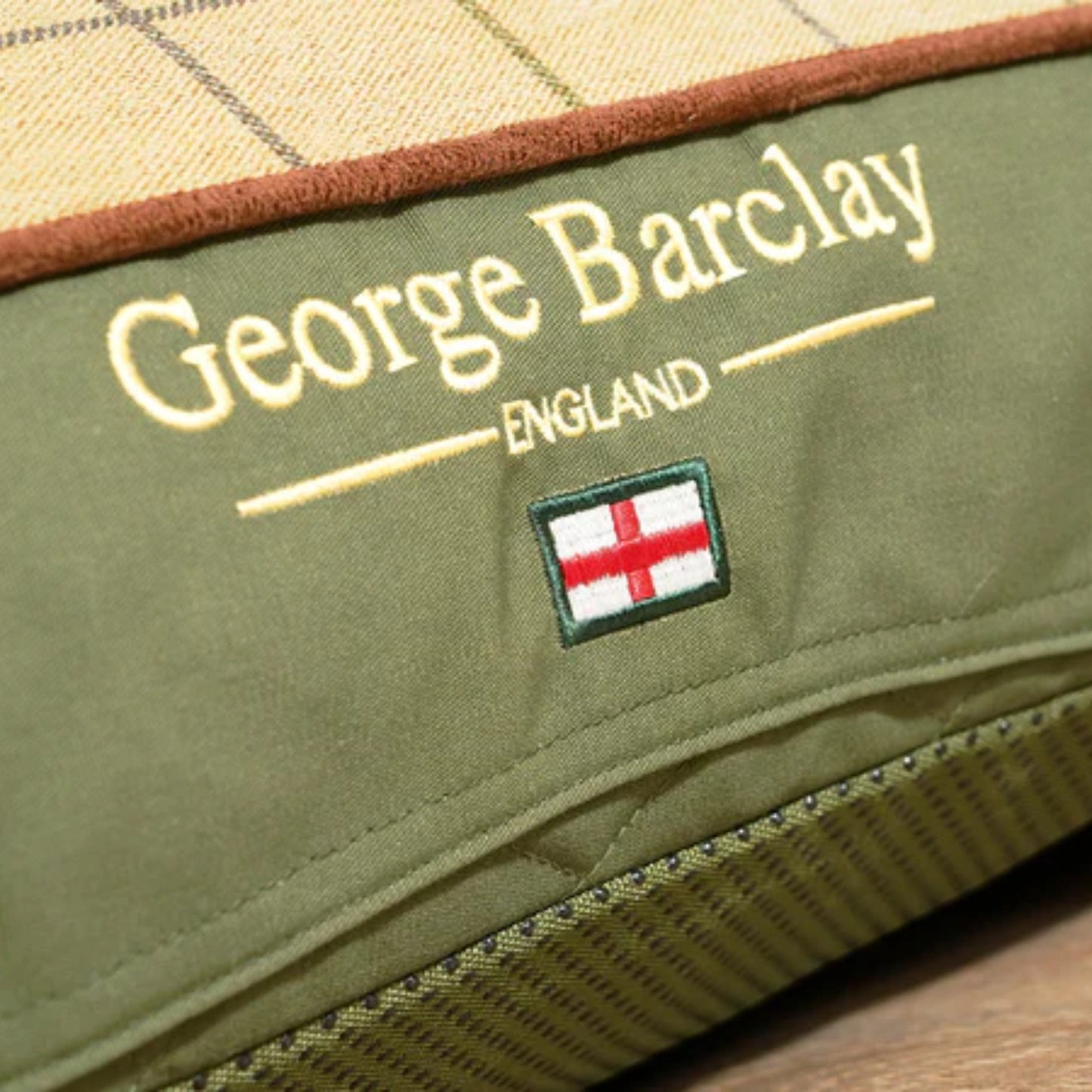 George Barclay Dog Mattress Large - Olive Green