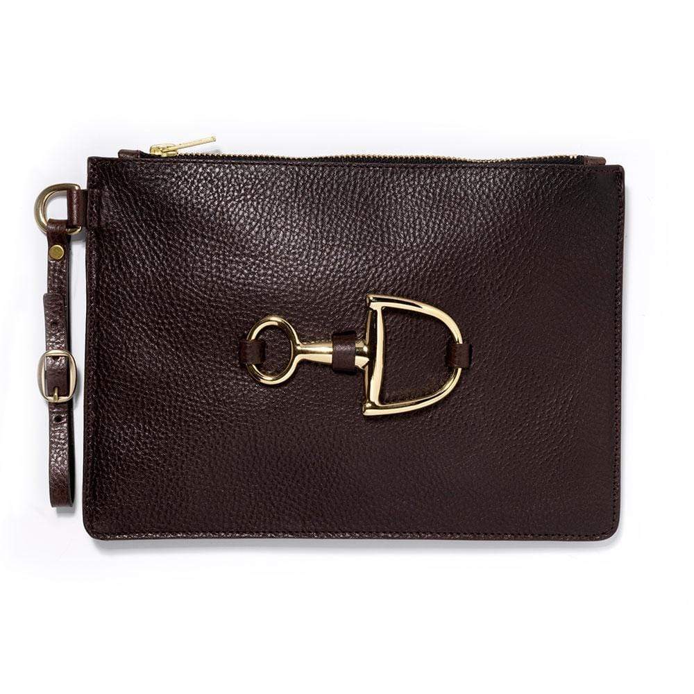 Mackenzie & George Windsor Clutch Dark Brown