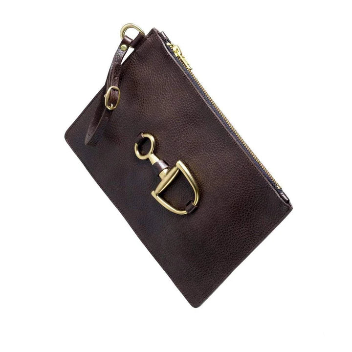 Mackenzie & George Windsor Clutch Dark Brown