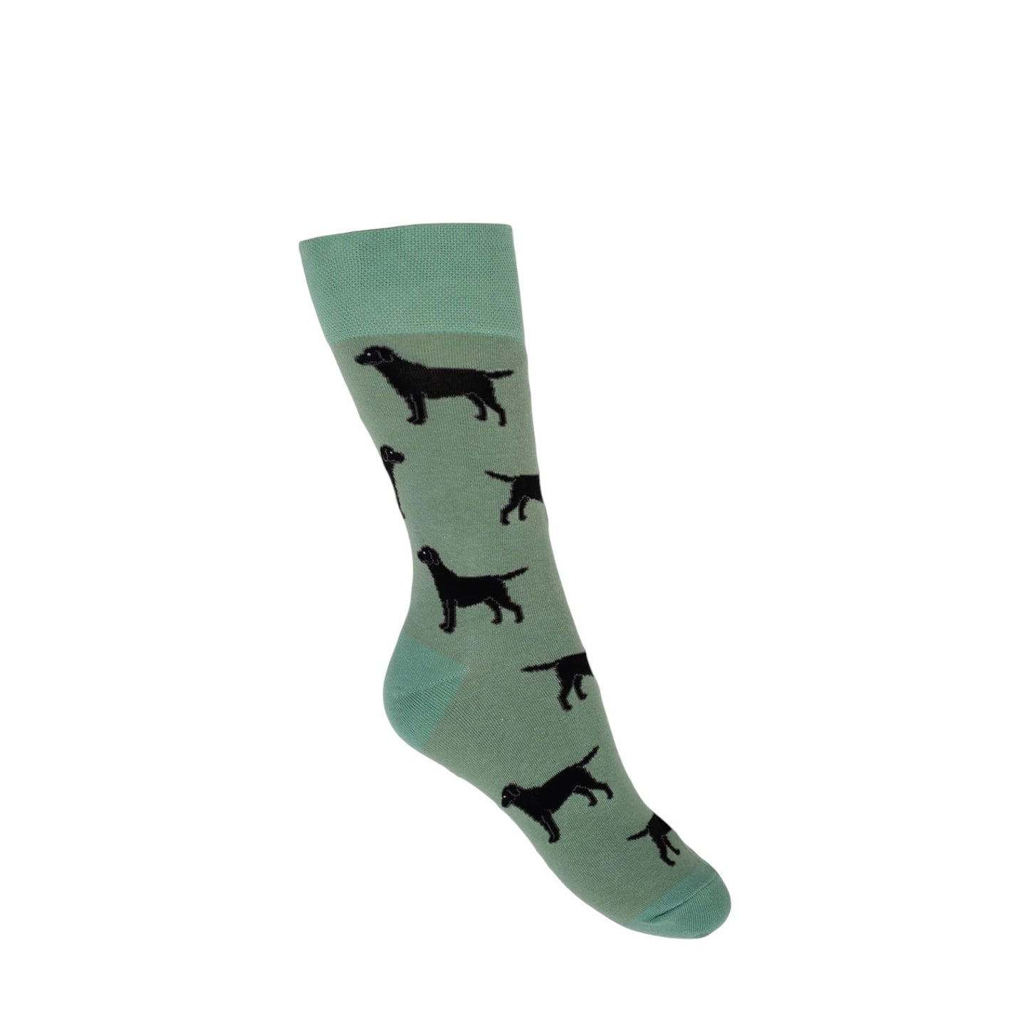 Country Moos Black Labrador Crew Socks