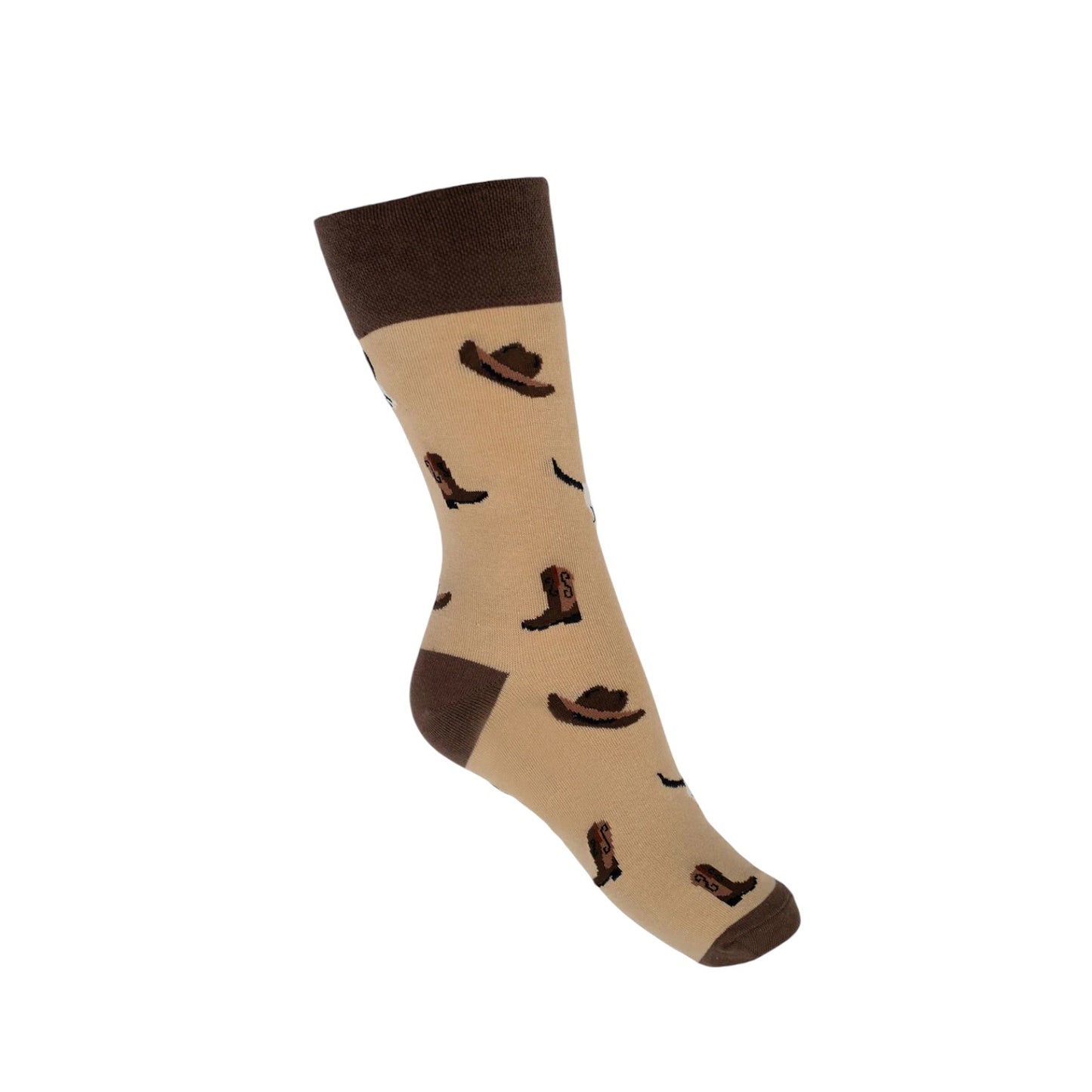 Country Moos Western Crew Socks